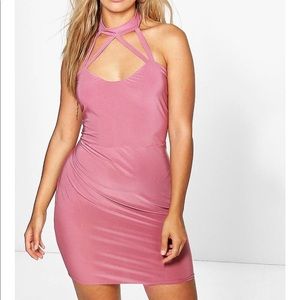 Pink Strappy Bodycon